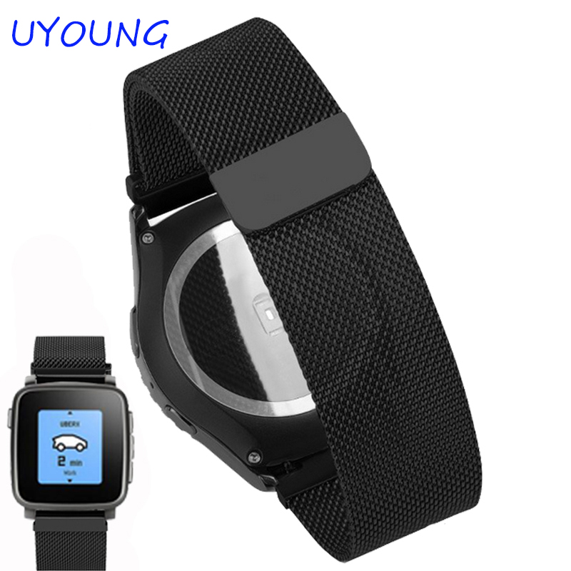 22mm Milanese Loop Strap For P - Smartwatch Pebble Watches บทวิจารณ์และราคา