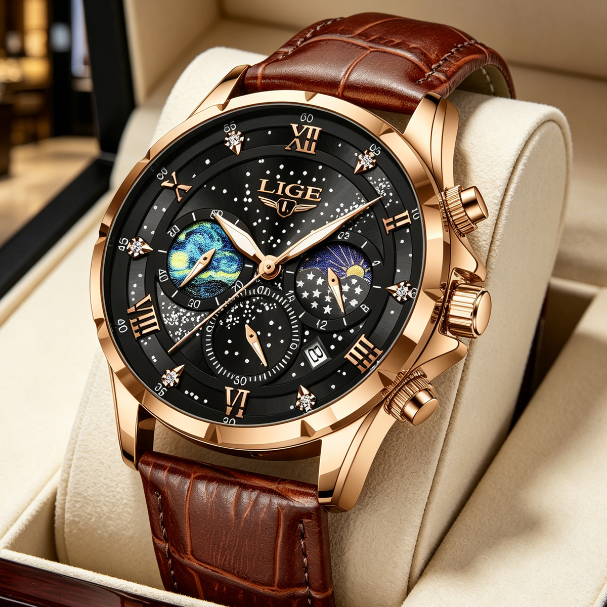 LIGE 2024 Top Luxury Brand Men - Smartwatch Army Watches For Men บทวิจารณ์และราคา