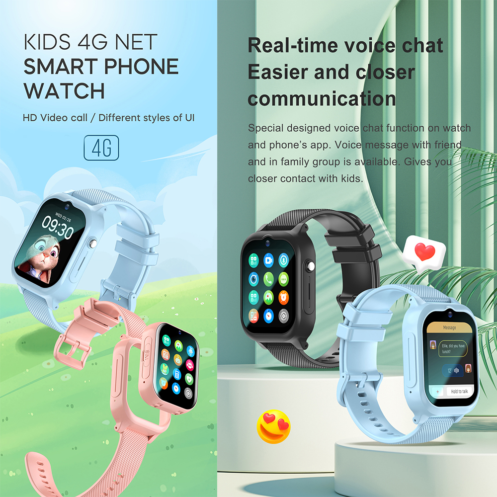 Smart Watch Kids 4G GPS WIFI V - Smartwatch Watches Gift For Boys With Gps บทวิจารณ์และราคา