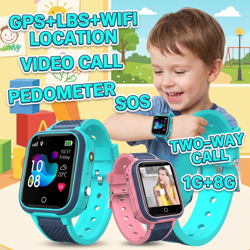 Update Smart Watch Kids 4G GPS - Smartwatch Watches Gift For Boys With Gps บทวิจารณ์และราคา