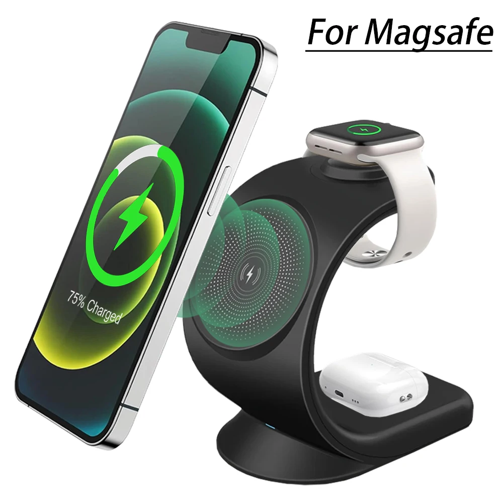 Magnetic Wireless Charger 3 in - Iwatch Smartwatch บทวิจารณ์และราคา