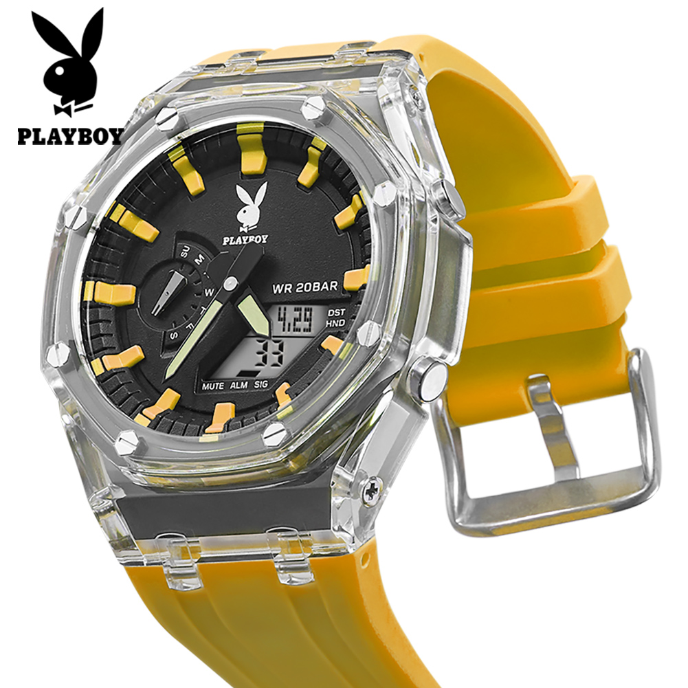 PLAYBOY 2066 Brand Original El - Smartwatch Watches For Men Digital บทวิจารณ์และราคา