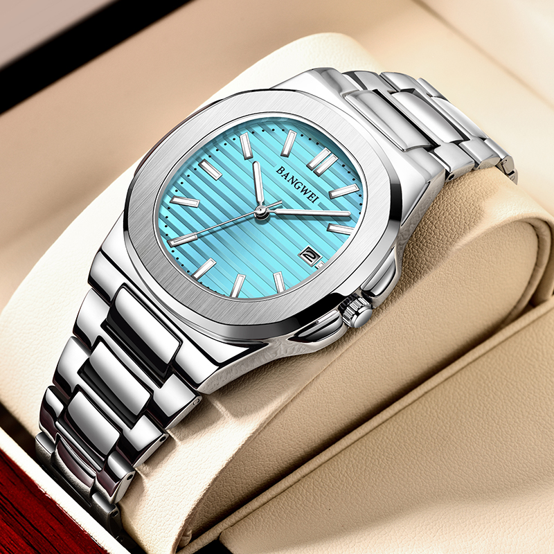 BANGWEI Luxury Men Quartz Watc - Smartwatch Watches For Men Digital บทวิจารณ์และราคา