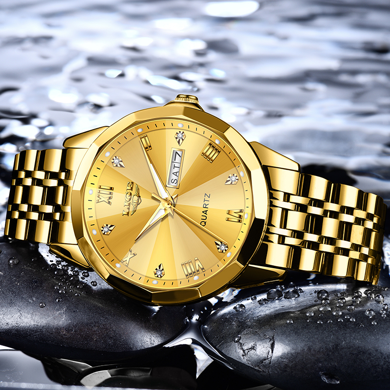 LIGE Brand Luxury Women Watch  - Chronograph Sport Watch บทวิจารณ์และราคา