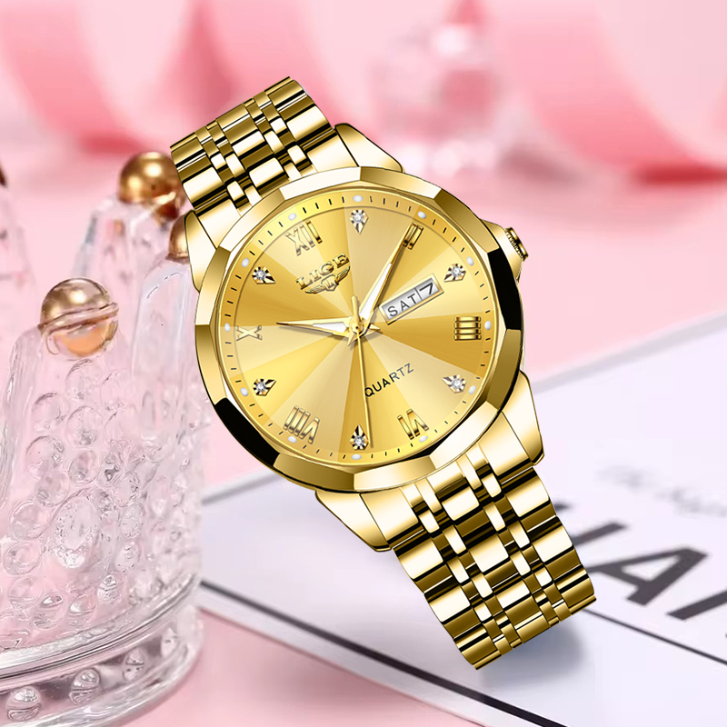 LIGE Brand Luxury Women Watch  - Chronograph Sport Watch บทวิจารณ์และราคา