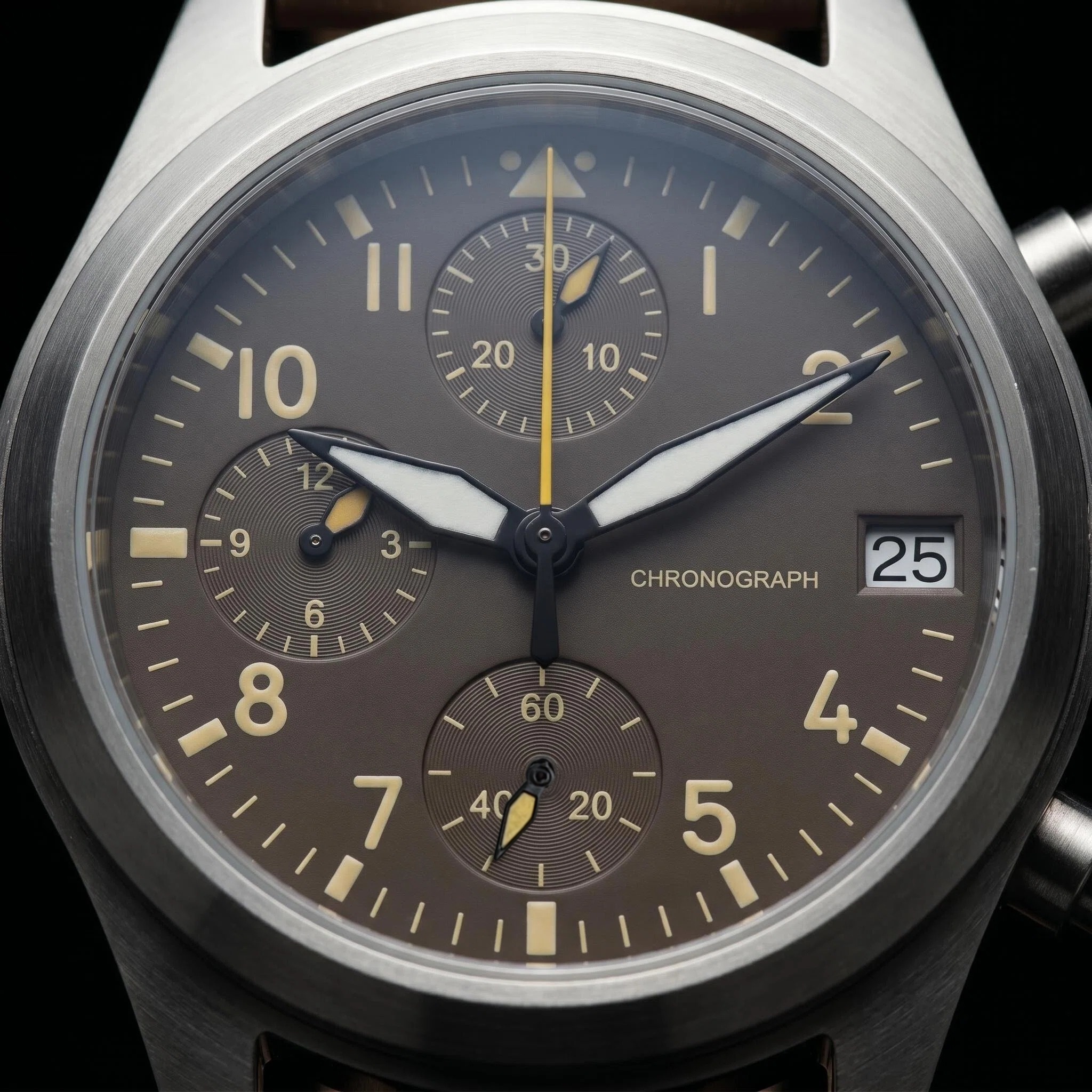 Men's 38mm Steel Dive Vintage  - Chronograph Sport Watch บทวิจารณ์และราคา