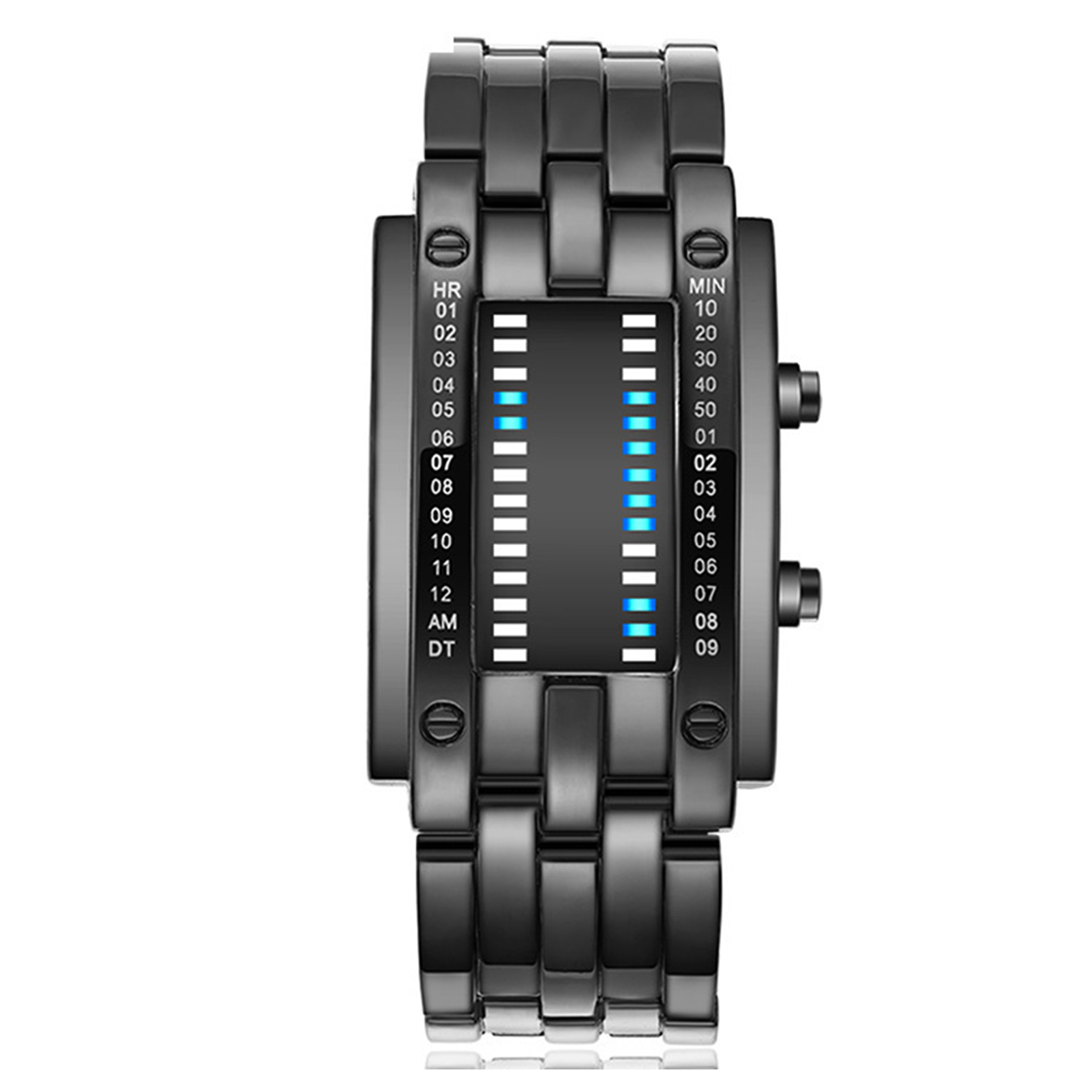 Premium Binary Matrix Blue LED - Smartwatch Premium Watches For Women บทวิจารณ์และราคา