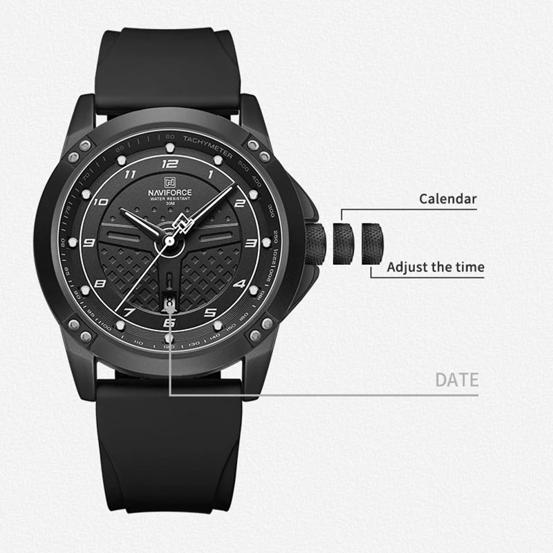 NAVIFORCE 8031 Men Wristwatch  - Smartwatch Army Watches For Men บทวิจารณ์และราคา