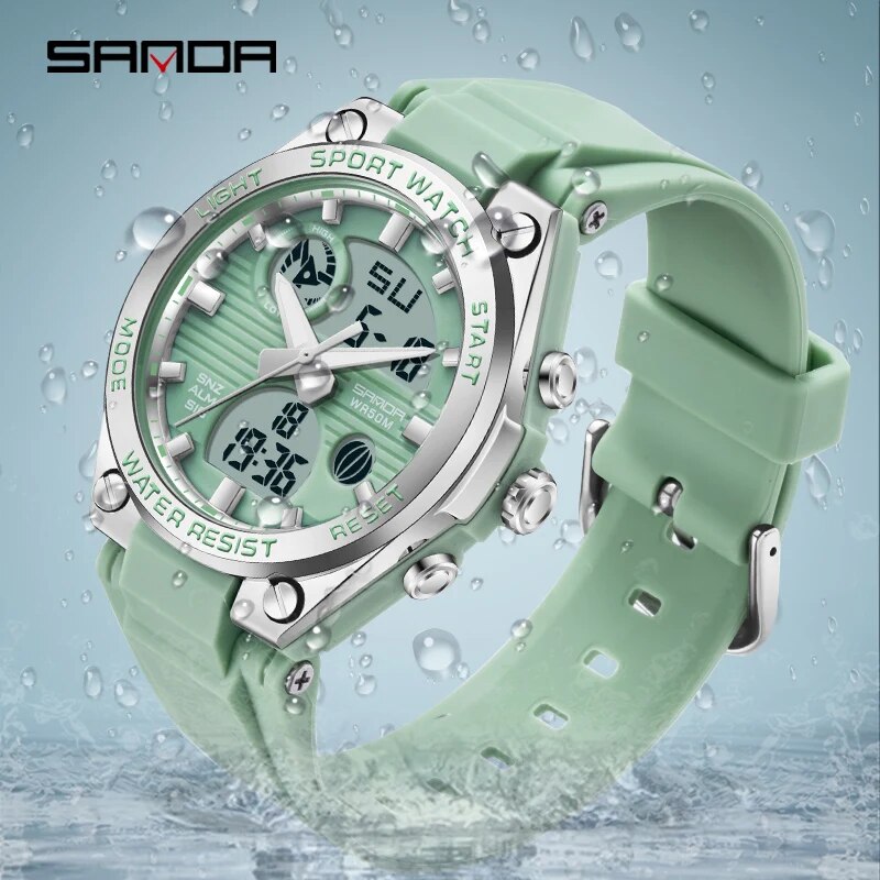 SANDA Brand G Style LED Digita - Chronograph Sport Watch บทวิจารณ์และราคา