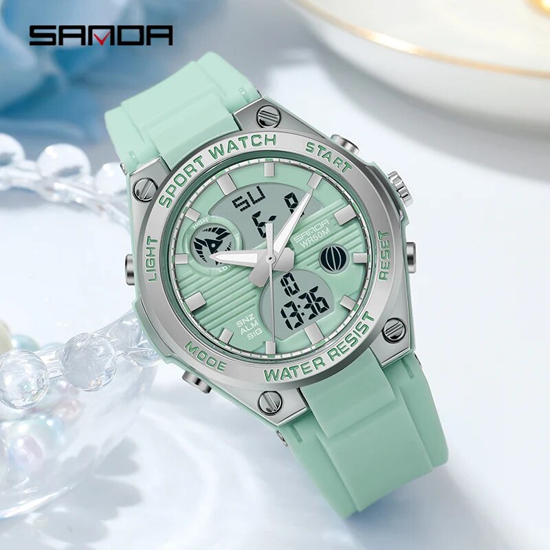 SANDA Brand G Style LED Digita - Chronograph Sport Watch บทวิจารณ์และราคา