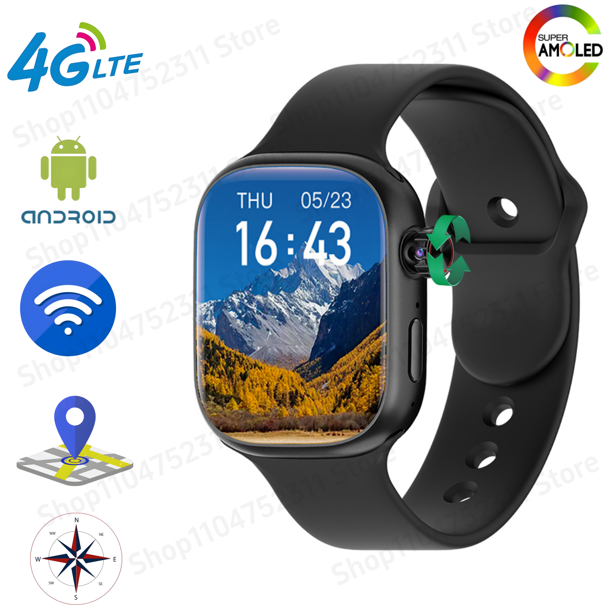 S10 MAX Smartwatch 2.29inch An - Smartwatch Watch Whatsapp บทวิจารณ์และราคา