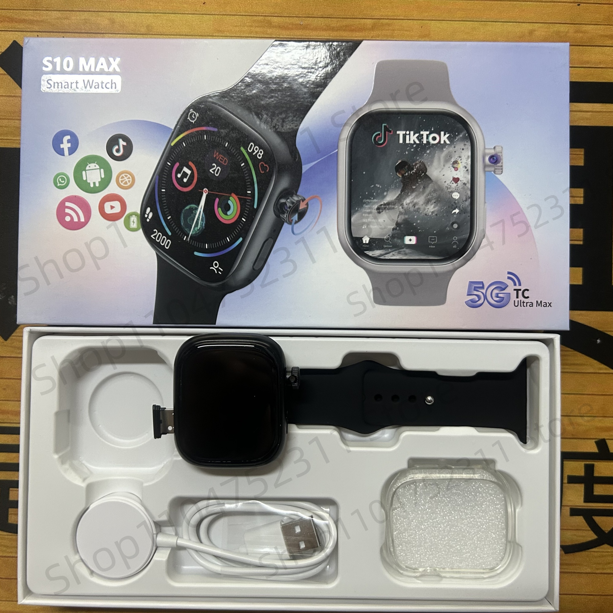 S10 MAX Smartwatch 2.29inch An - Smartwatch Watch Whatsapp บทวิจารณ์และราคา