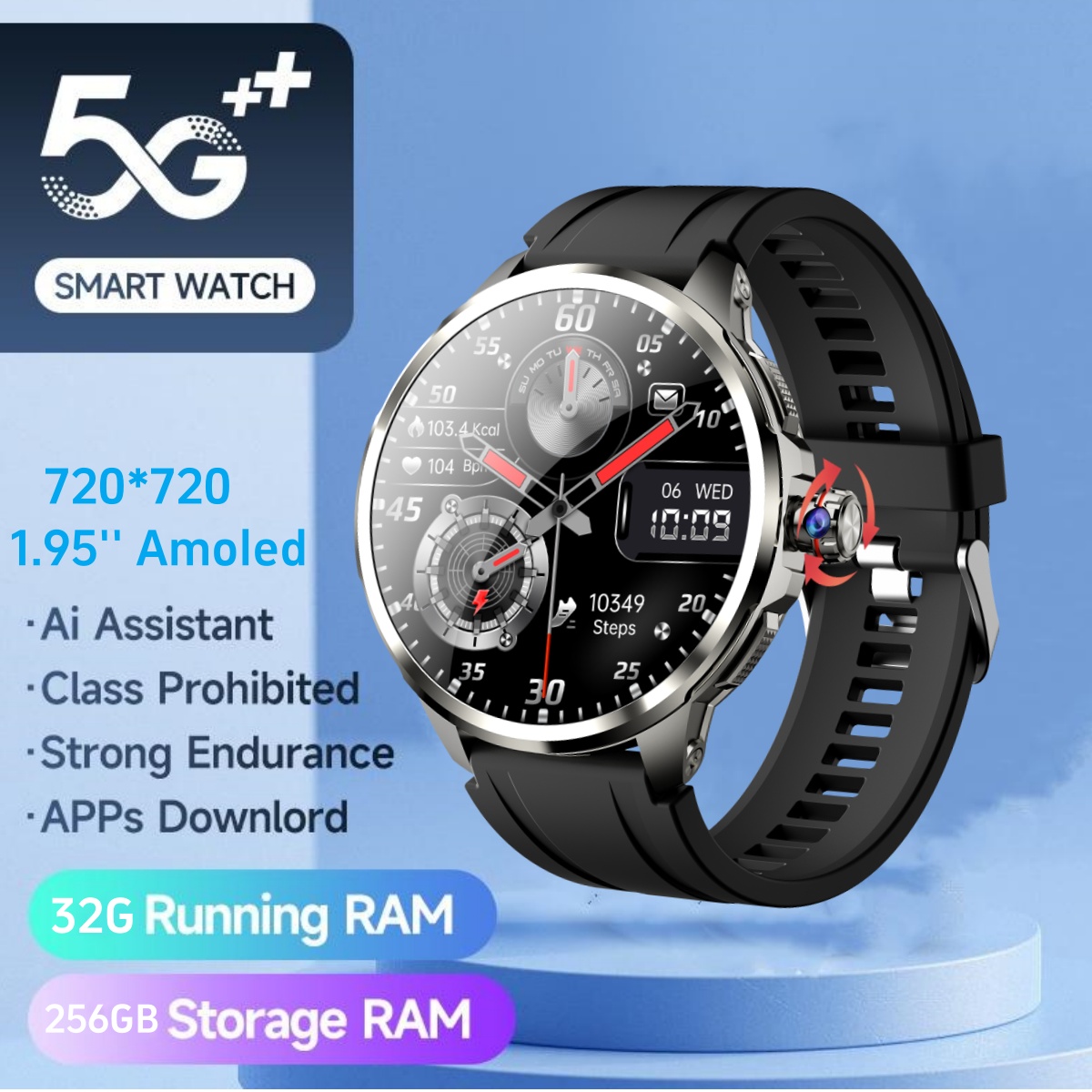 New H99 Smart Watch 1.95 inch  - Smartwatch Watch Whatsapp บทวิจารณ์และราคา