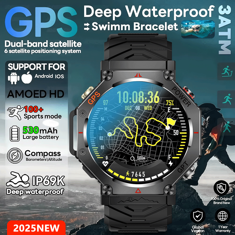 2026 New T-Rex 3 Ultra 10ATM W - Smartwatch Rugged Watches For Men บทวิจารณ์และราคา