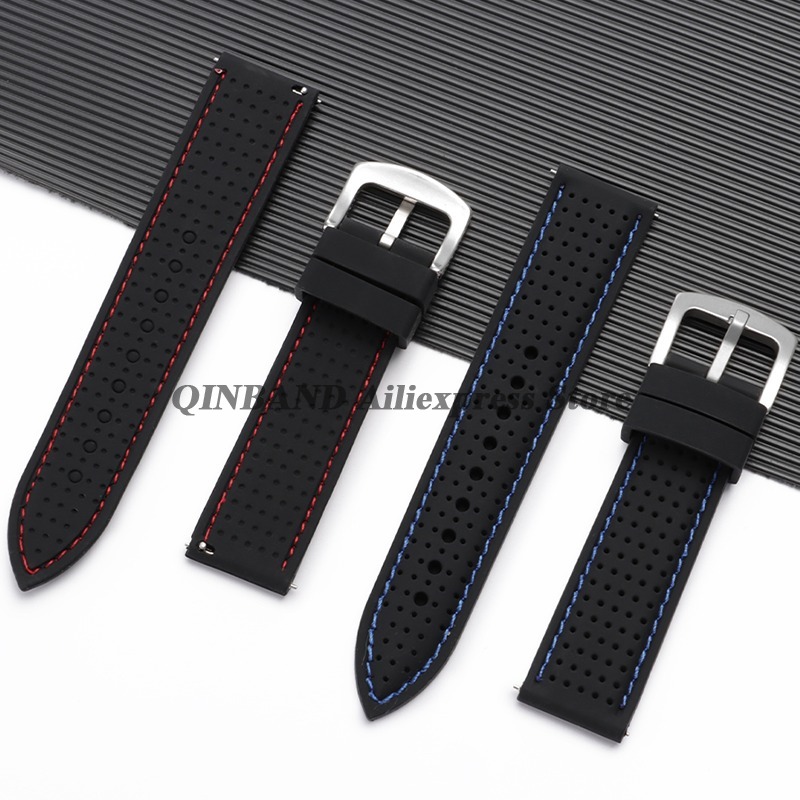 20/22/24mm Premium Silicone Wa - Smartwatch Premium Watches For Women บทวิจารณ์และราคา