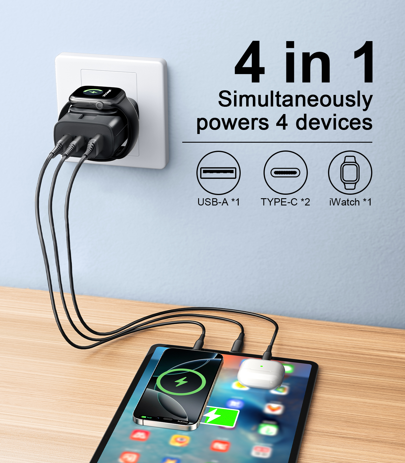 Eary 40W for Apple Charging Bl - Iwatch Smartwatch บทวิจารณ์และราคา