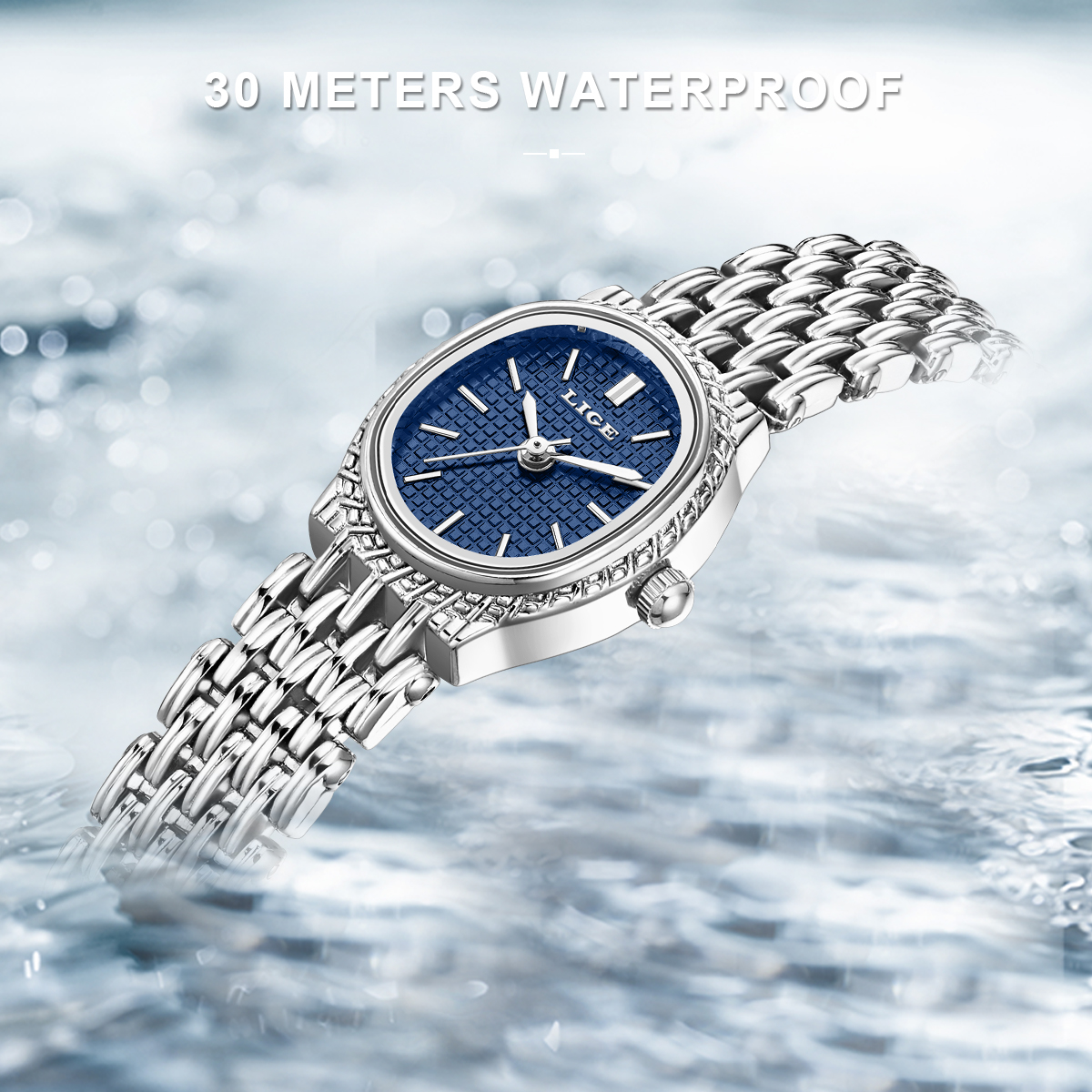 LIGE Fashion Luxury Quartz Wom - Ladies Fashion Watch บทวิจารณ์และราคา