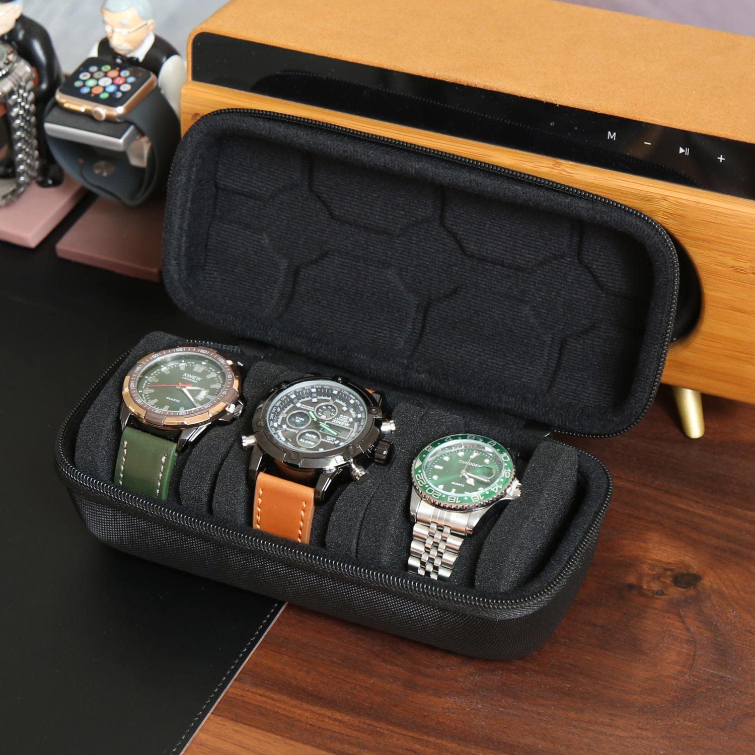 Watch Box Organizer For Men or - Watch Smart Smartwatch บทวิจารณ์และราคา