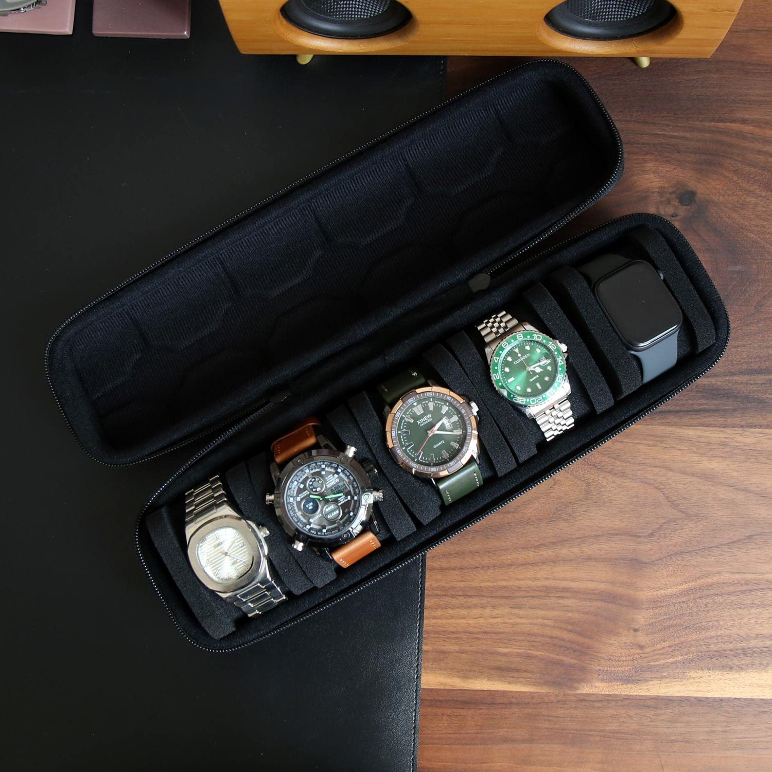 Watch Box Organizer For Men or - Watch Smart Smartwatch บทวิจารณ์และราคา