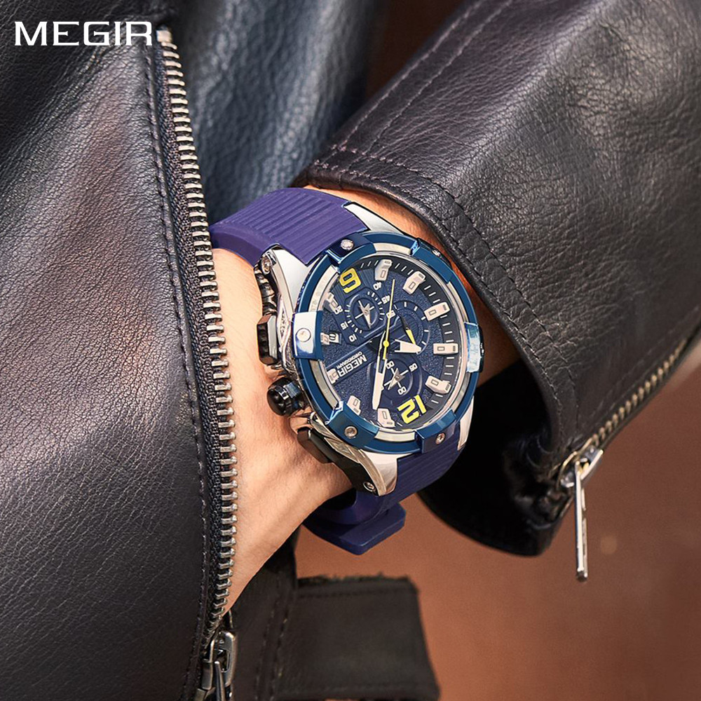 MEIGR Men's Sports Chronograph - Smartwatch Army Watches For Men บทวิจารณ์และราคา