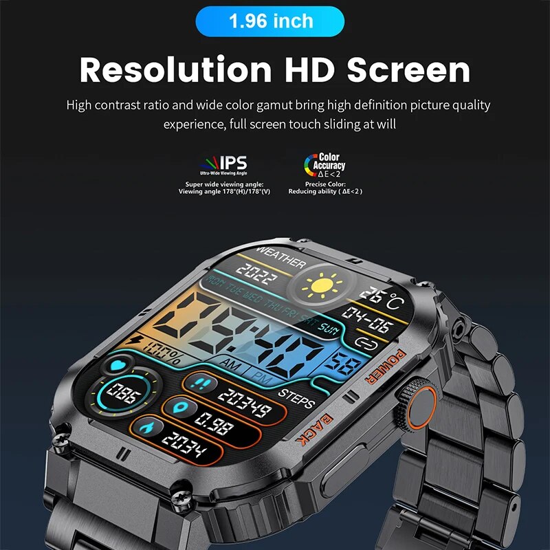 LIGE Outdoor Sports Fitness Sm - Smartwatch Watches For Men Digital บทวิจารณ์และราคา