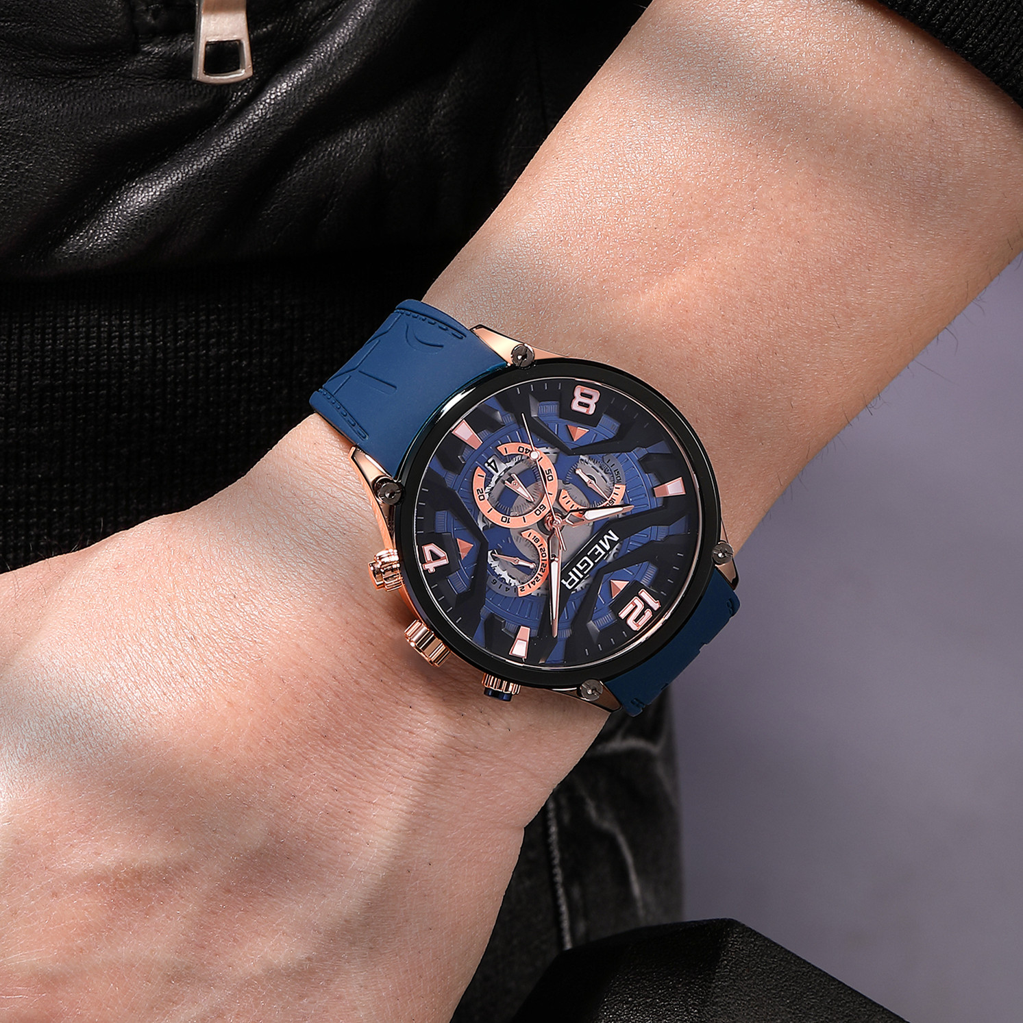 MEGIR Men's Sports Chronograph - Smartwatch Army Watches For Men บทวิจารณ์และราคา