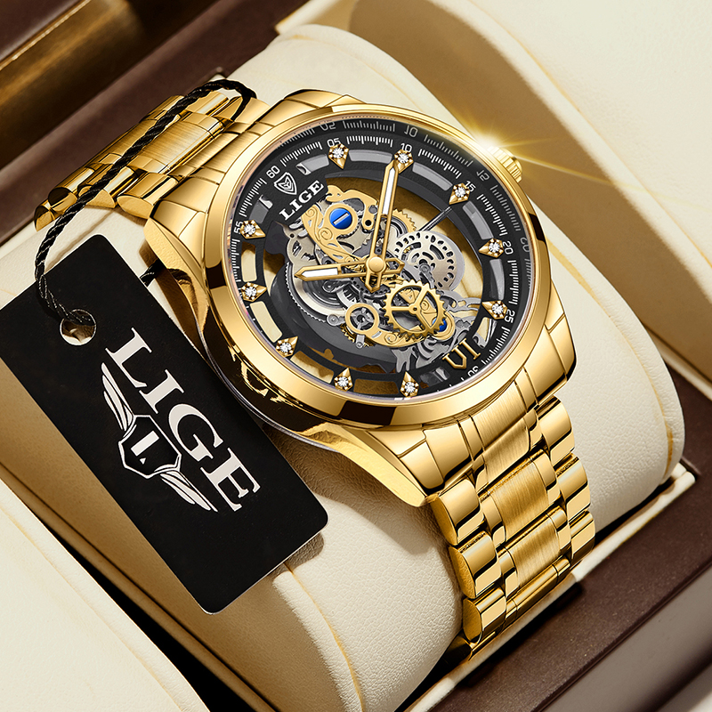 2026 LIGE Men Watch Skeleton A - Smartwatch Watches For Men Brands บทวิจารณ์และราคา