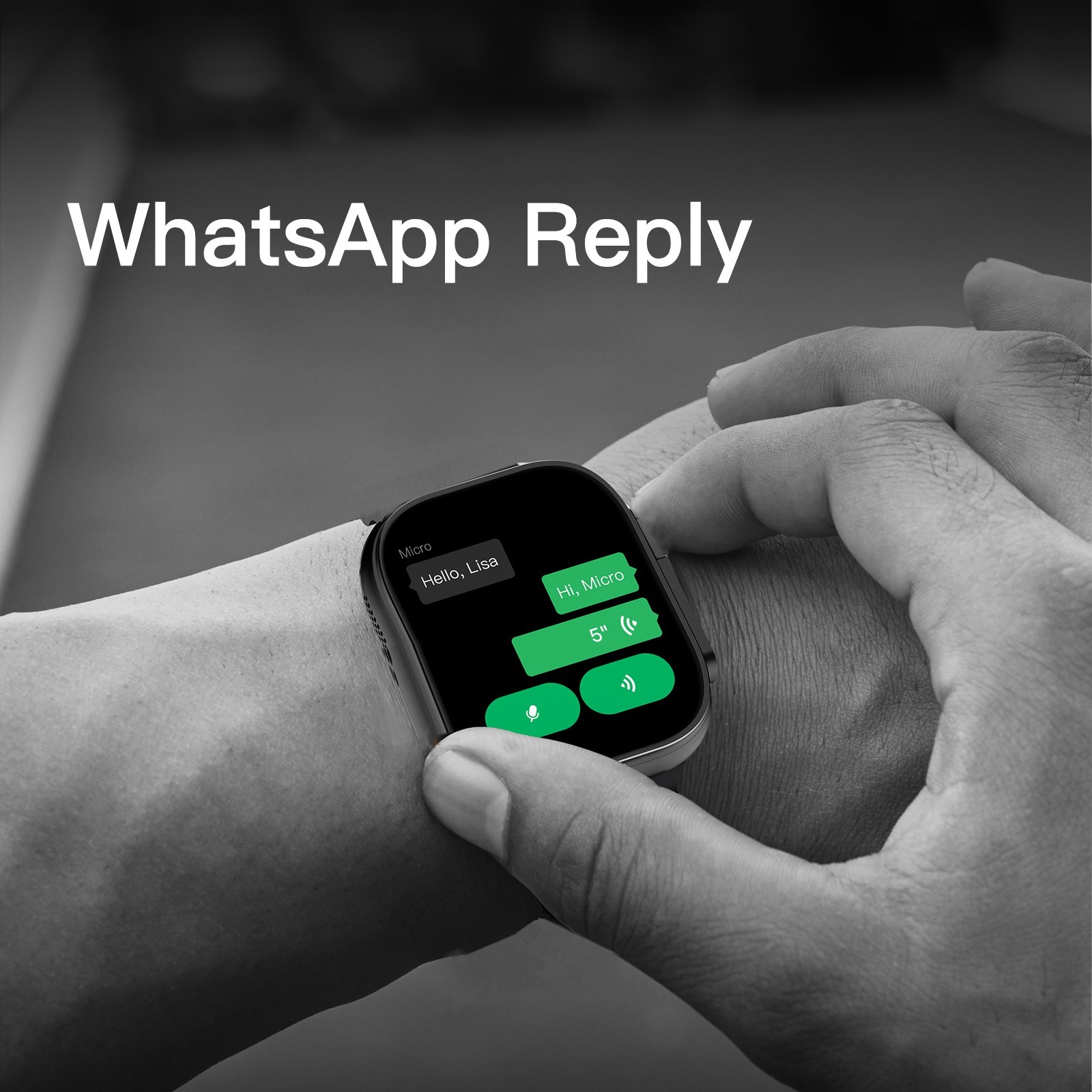 Whatsapp Quick Replies Ultra5  - Smartwatch Watch Whatsapp บทวิจารณ์และราคา