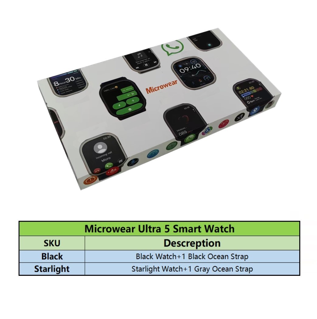 Whatsapp Quick Replies Ultra5  - Smartwatch Watch Whatsapp บทวิจารณ์และราคา