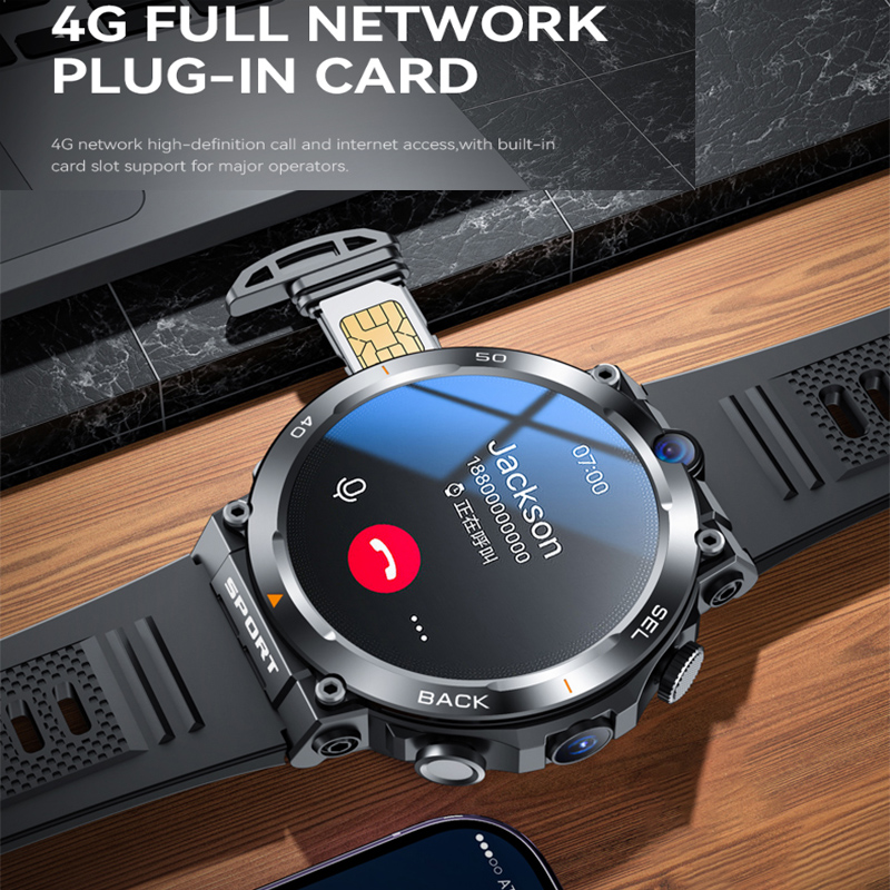New Google Play 1.39-inch 4G N - Smartwatch Rugged Watches For Men บทวิจารณ์และราคา