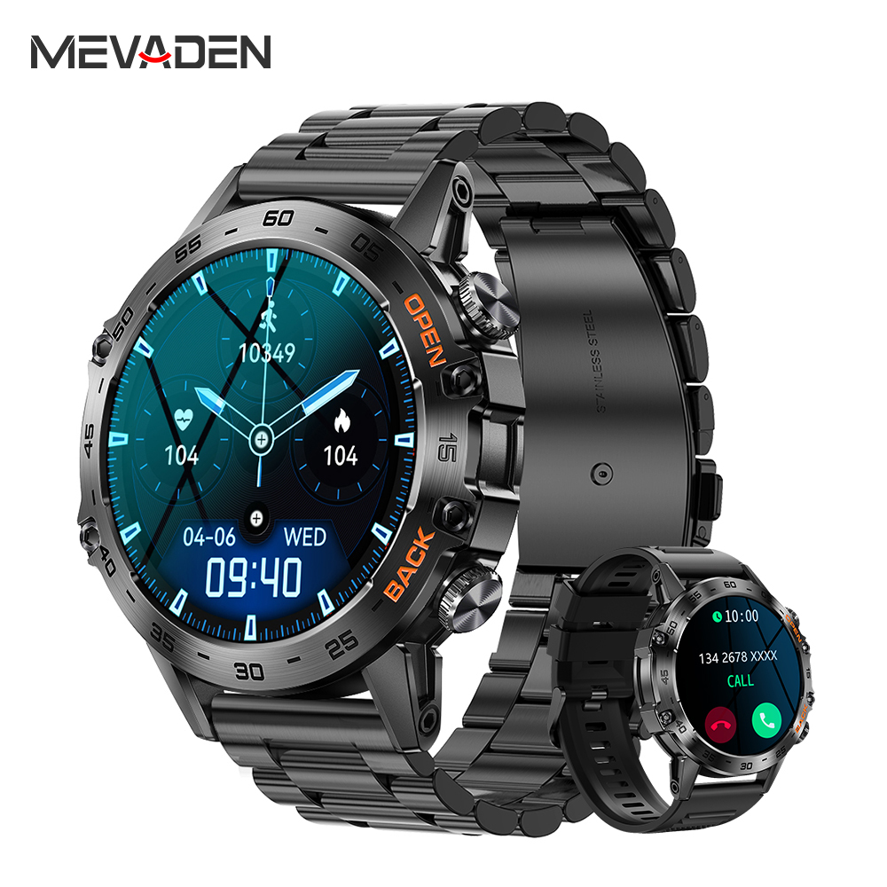 MEVADEN Steel 1.39 inch Men Lu - Heart Rate Gps Watch บทวิจารณ์และราคา