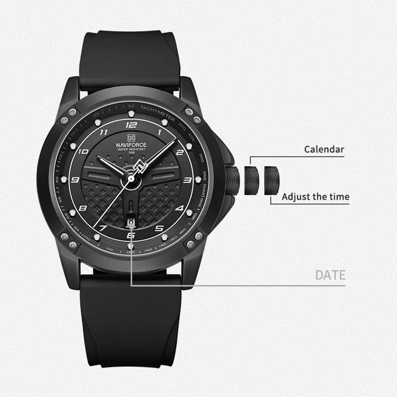 NAVIFORCE Brand Fashion Luxury - Smartwatch Army Watches For Men บทวิจารณ์และราคา