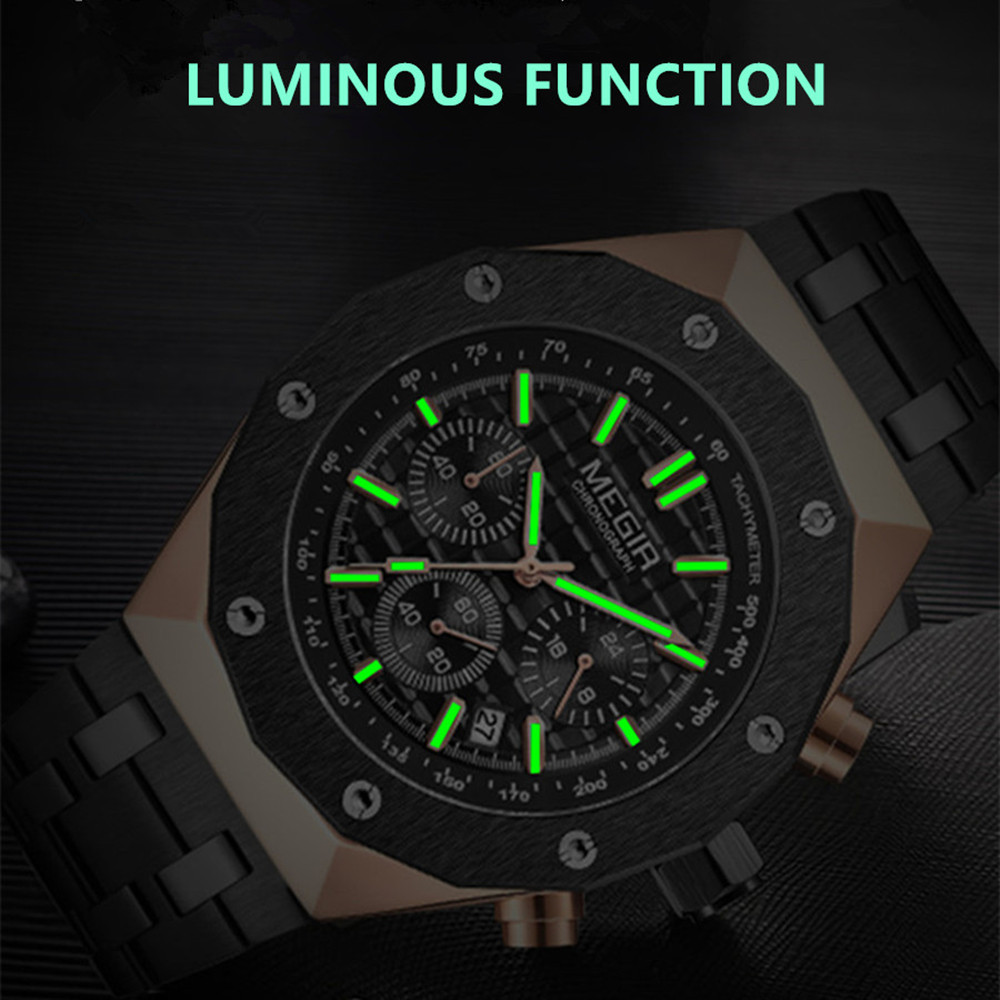 MEGIR Chronograph Luxury Men S - Smartwatch Watches For Men Digital บทวิจารณ์และราคา