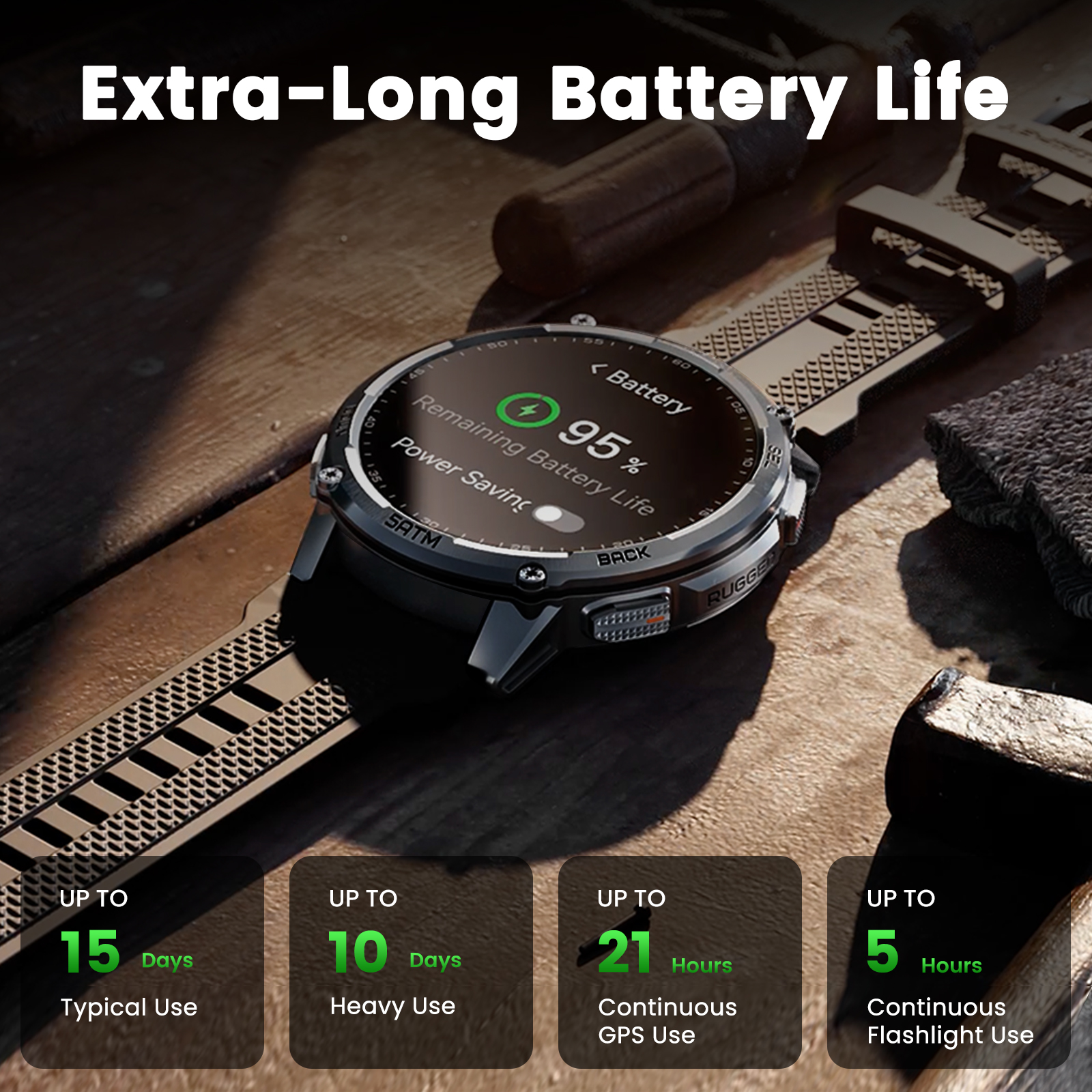KOSPET TANK T4C Smartwatch Men - Smartwatch Rugged Watches For Men บทวิจารณ์และราคา