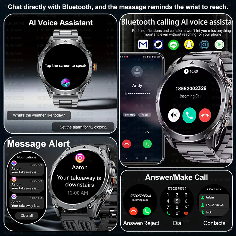 T-Rex 3 Military Grade 1000mAh - Smartwatch Rugged Watches For Men บทวิจารณ์และราคา