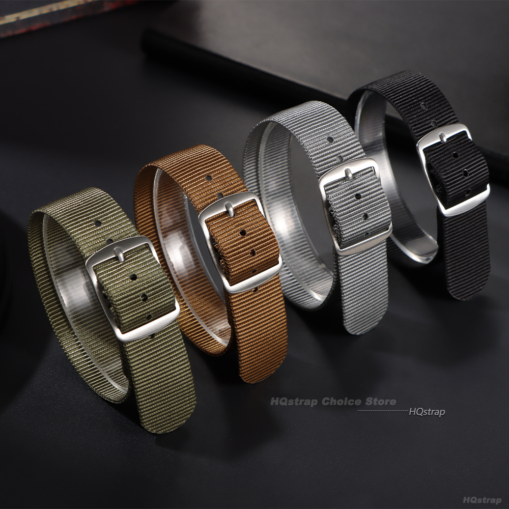 20mm Sport Nylon Watch Band fo - Smartwatch Army Watches For Men บทวิจารณ์และราคา