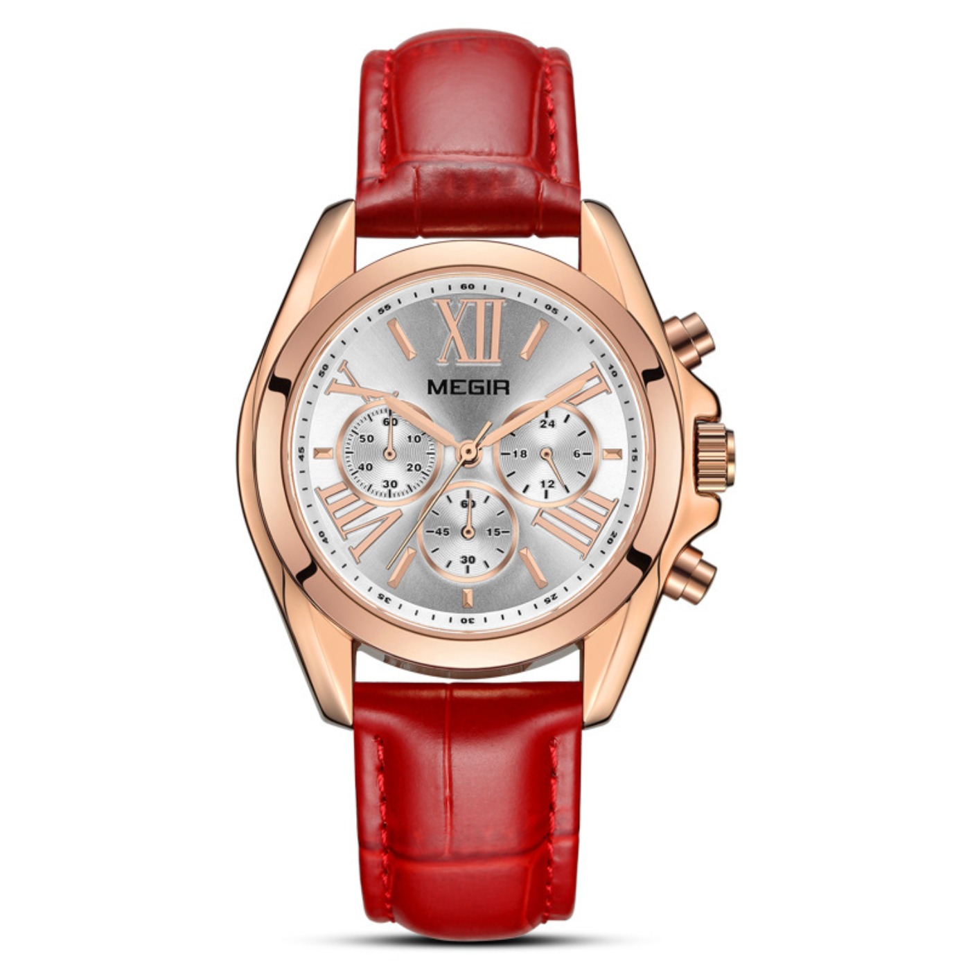 MEGIR New Luxury Leather Watch - Ladies Fashion Watch บทวิจารณ์และราคา