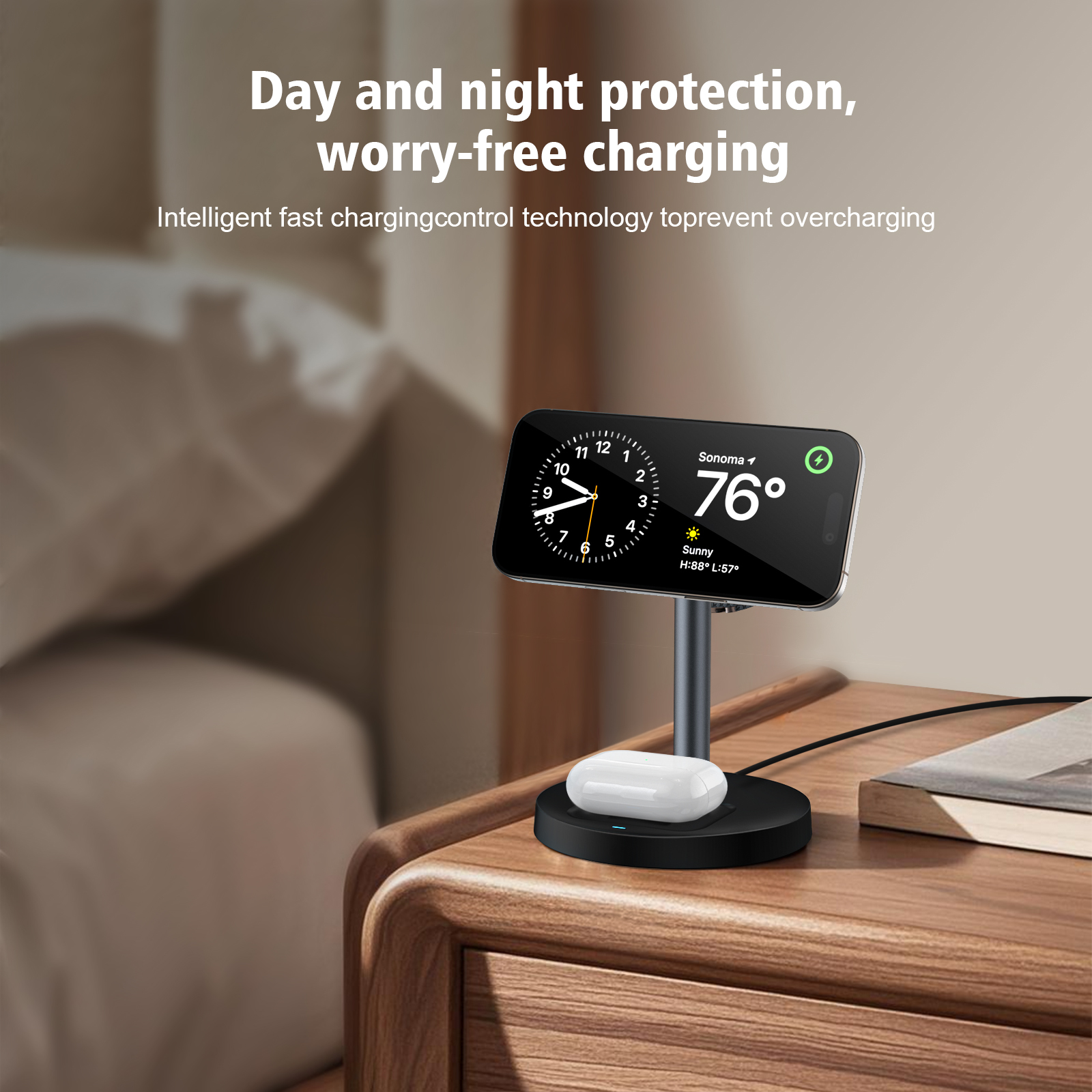 15W Fast Wireless Charger Stan - Iwatch Smartwatch บทวิจารณ์และราคา