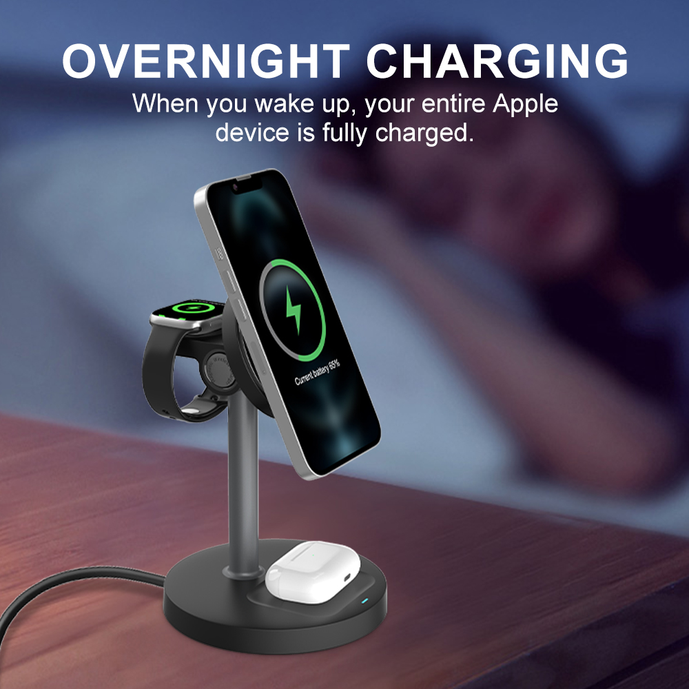 15W Fast Wireless Charger Stan - Iwatch Smartwatch บทวิจารณ์และราคา