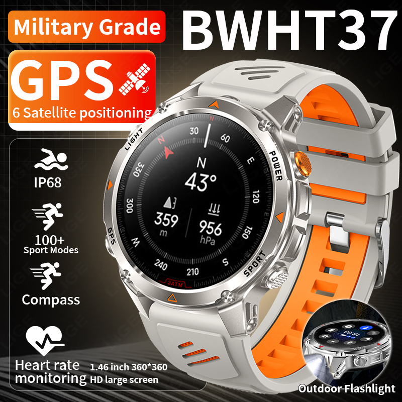 LIGE Rugged GPS Track Smart Wa - Watch Smart Smartwatch บทวิจารณ์และราคา