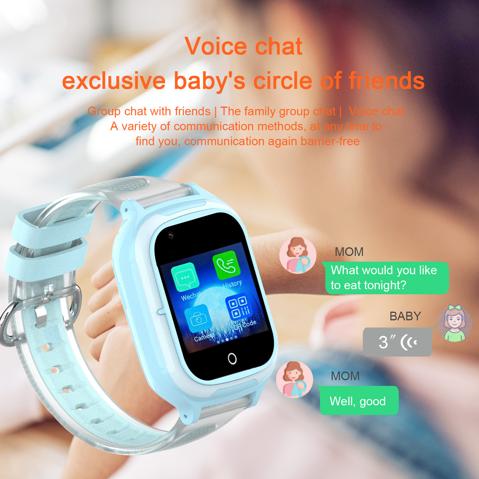 Getfitsoo Smart Watch For Chil - Smartwatch Watch Whatsapp บทวิจารณ์และราคา