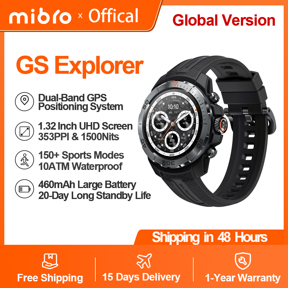 Mibro GS Explorer Smartwatch R - Smartwatch Rugged Watches For Men บทวิจารณ์และราคา