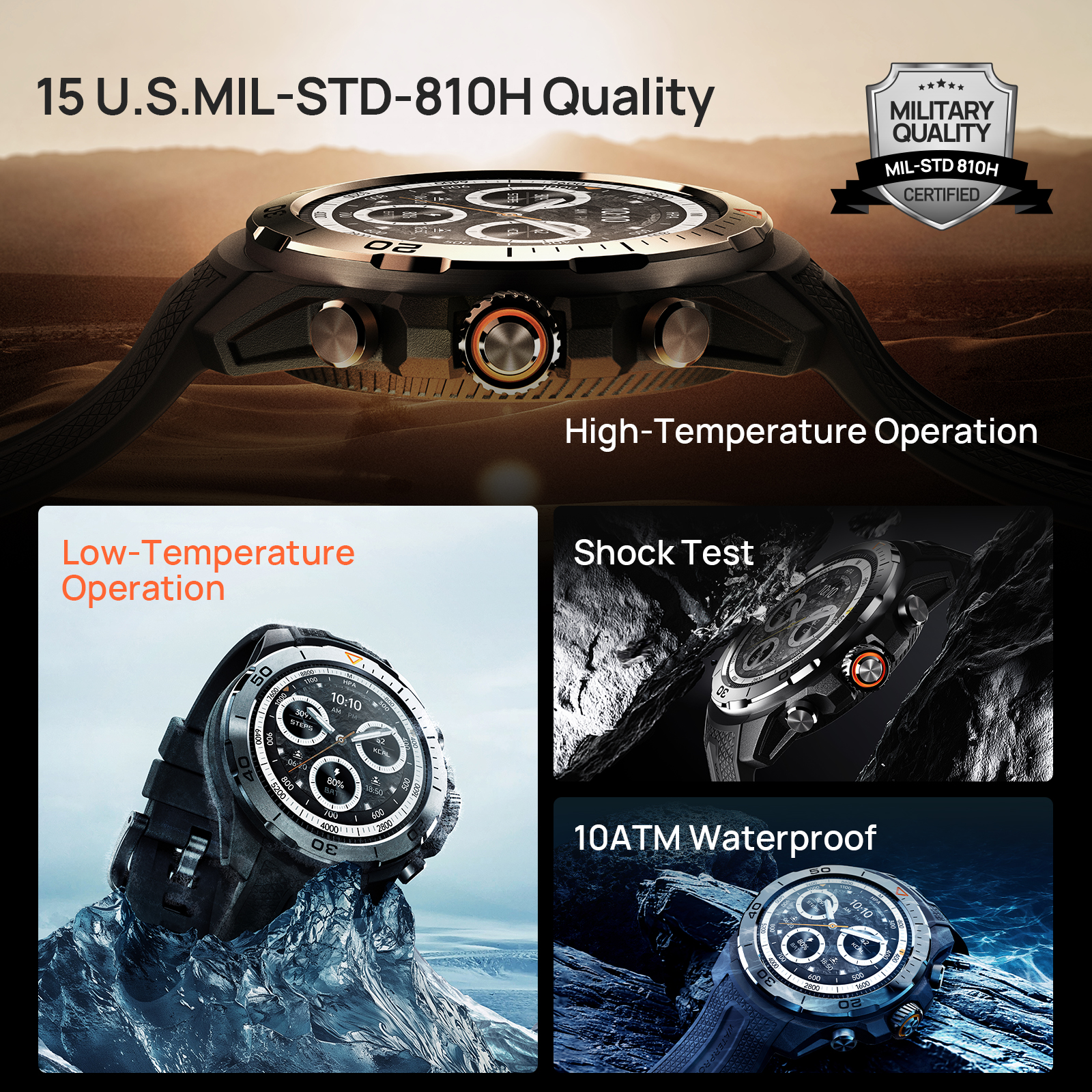 Mibro GS Explorer Smartwatch R - Smartwatch Rugged Watches For Men บทวิจารณ์และราคา