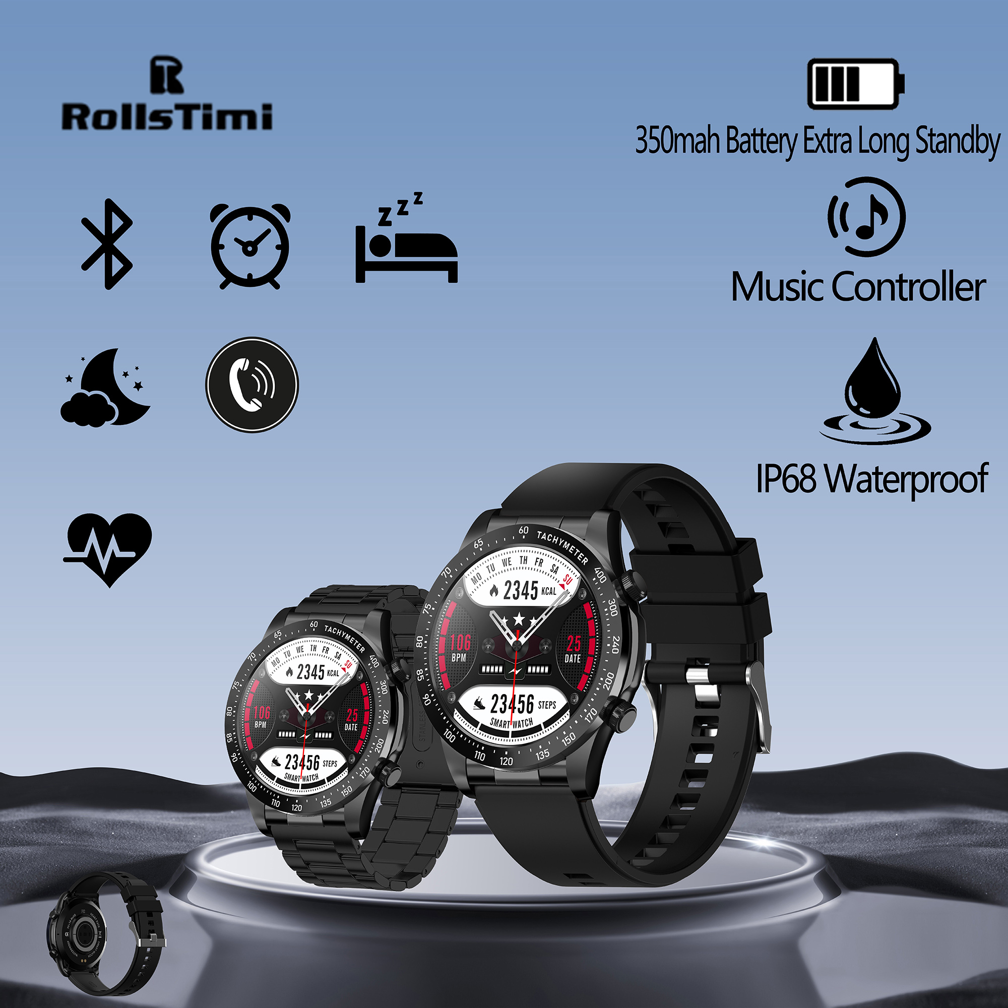 ROLLSTIMI Premium All-Match Me - Smartwatch Premium Watches For Women บทวิจารณ์และราคา