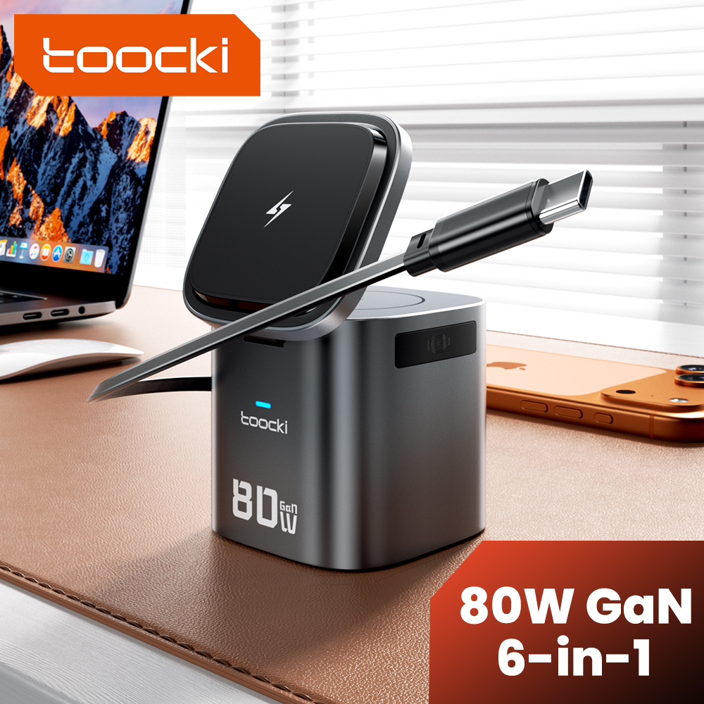 Toocki 80W 6-in-1 GaN Charging - Iwatch Smartwatch บทวิจารณ์และราคา