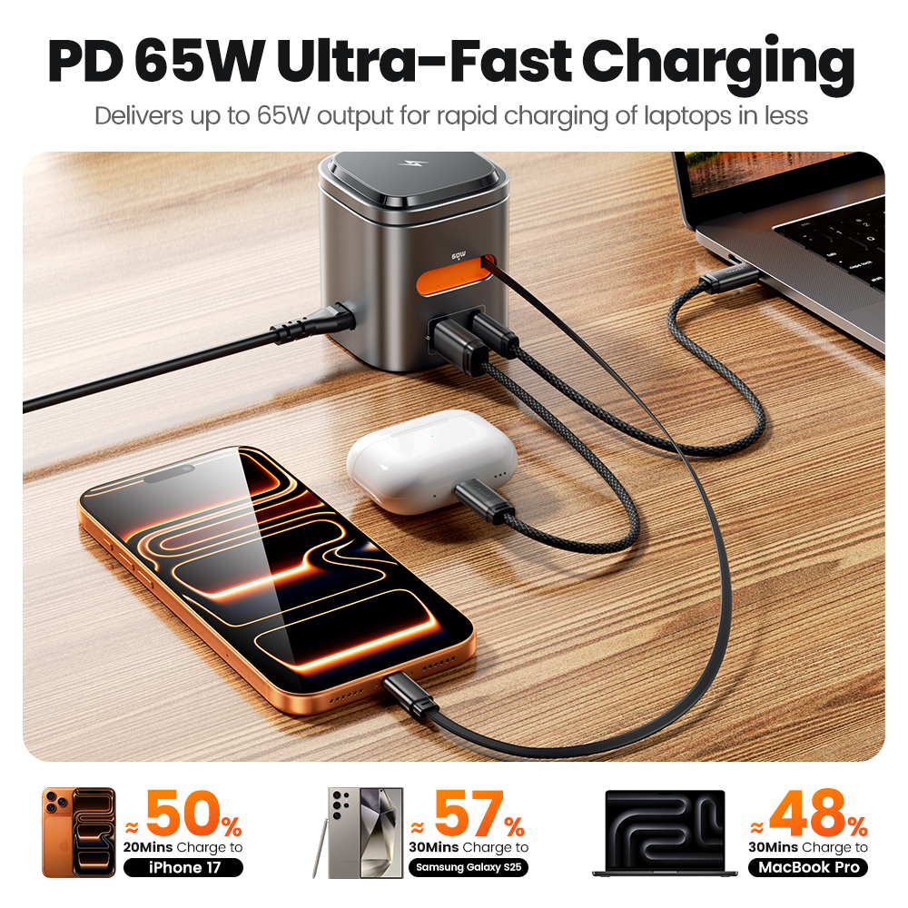 Toocki 80W 6-in-1 GaN Charging - Iwatch Smartwatch บทวิจารณ์และราคา