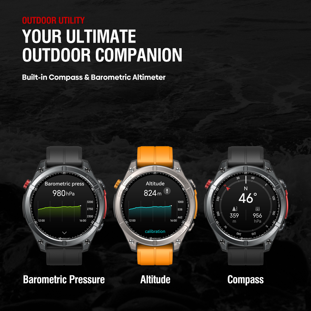 NEW Zeblaze Stratos 4 GPS Smar - Heart Rate Gps Watch บทวิจารณ์และราคา