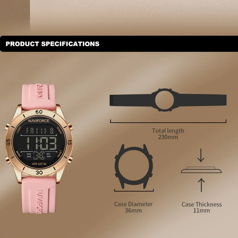 NAVIFORCE Watch For Women Fash - Watch Display Pillow บทวิจารณ์และราคา
