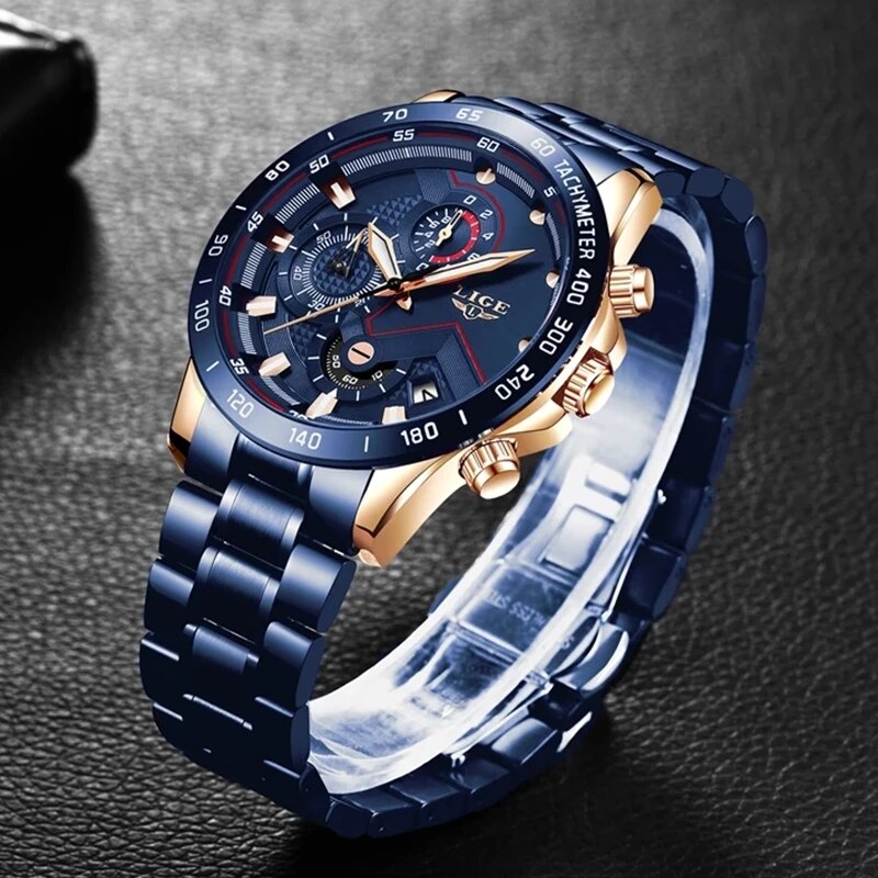 LIGE New Fashion Watches Men S - Smartwatch Watches For Men Brands บทวิจารณ์และราคา