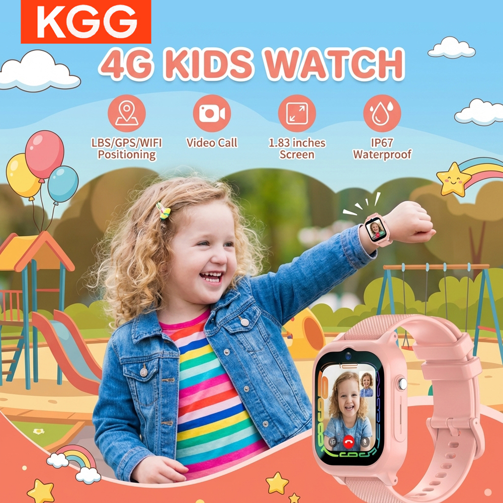 4G Children Smart Watch Phone  - Smartwatch Watches Gift For Boys With Gps บทวิจารณ์และราคา